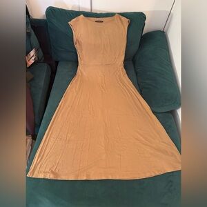 Banana Republic Tan Maxi Dress